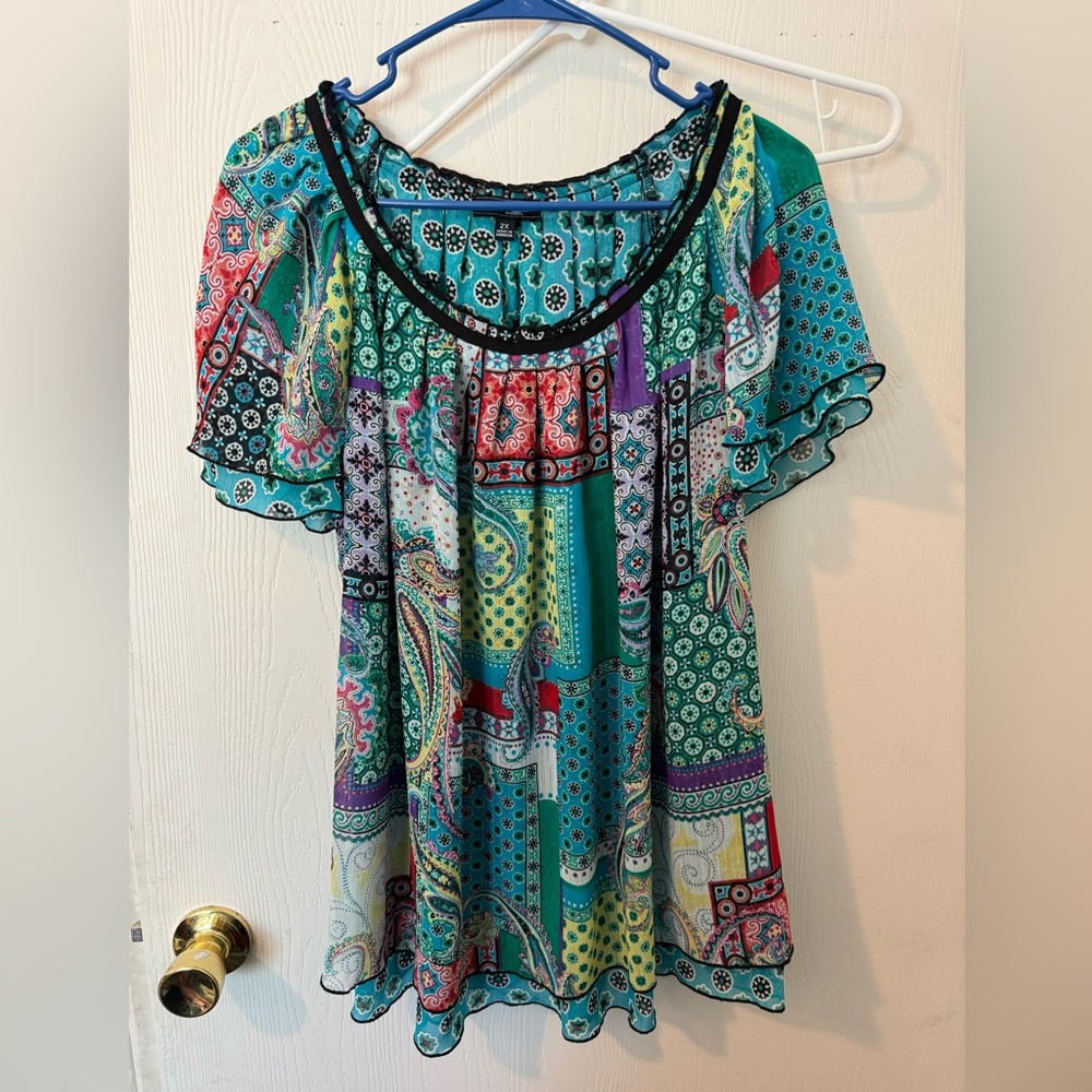 Elementz woman blouse- size 2X